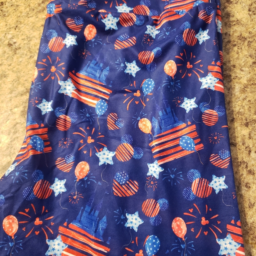 Kids 4th of July l/xl leggings